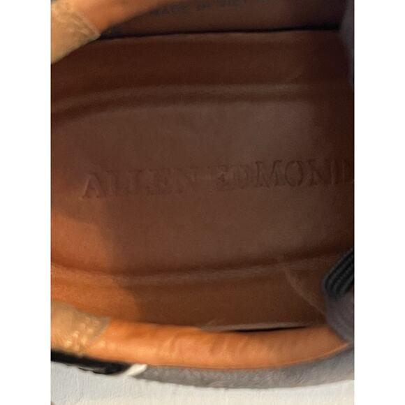 Allen Edmonds Alpha Lace-up Sneakers •Men 10 D• Dark Grey Suede Shoes $300 main image 4